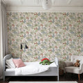 Wild and Free Pattern, Eggshell Mural Wallpaper - room preview 04
