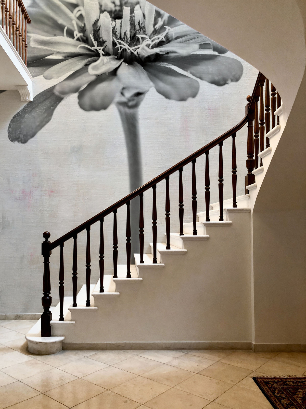 Wonderful Wildflowers IX Neutral Mural Wallpaper - room preview 04
