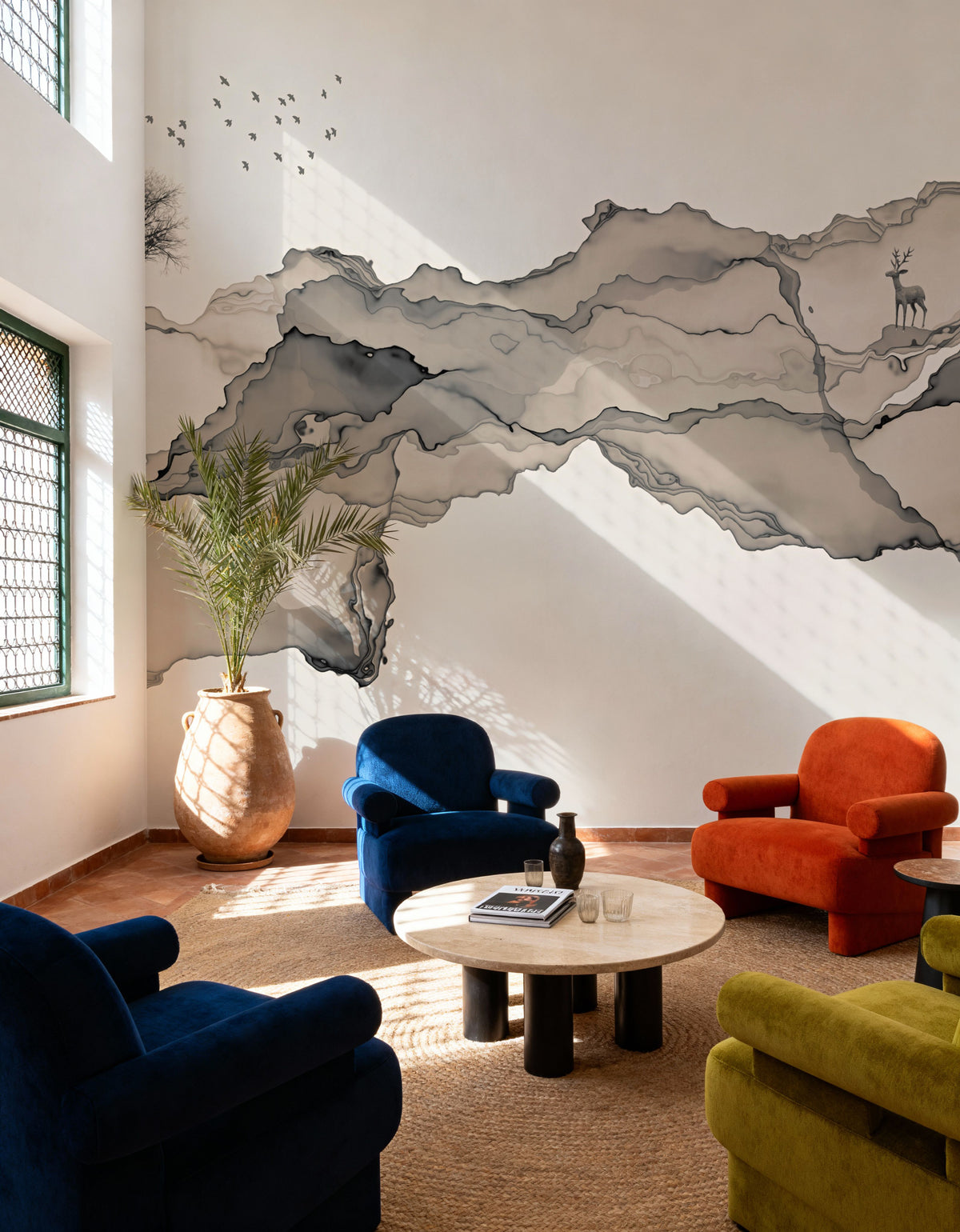 Serene Crossing Mural Wallpaper - room preview 04