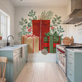 Classic Christmas Mural Wallpaper - room preview 04