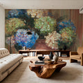 Summer Hydrangea Mural Wallpaper - room preview 04