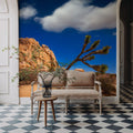 Joshua Tree Blue II Mural Wallpaper - room preview 04