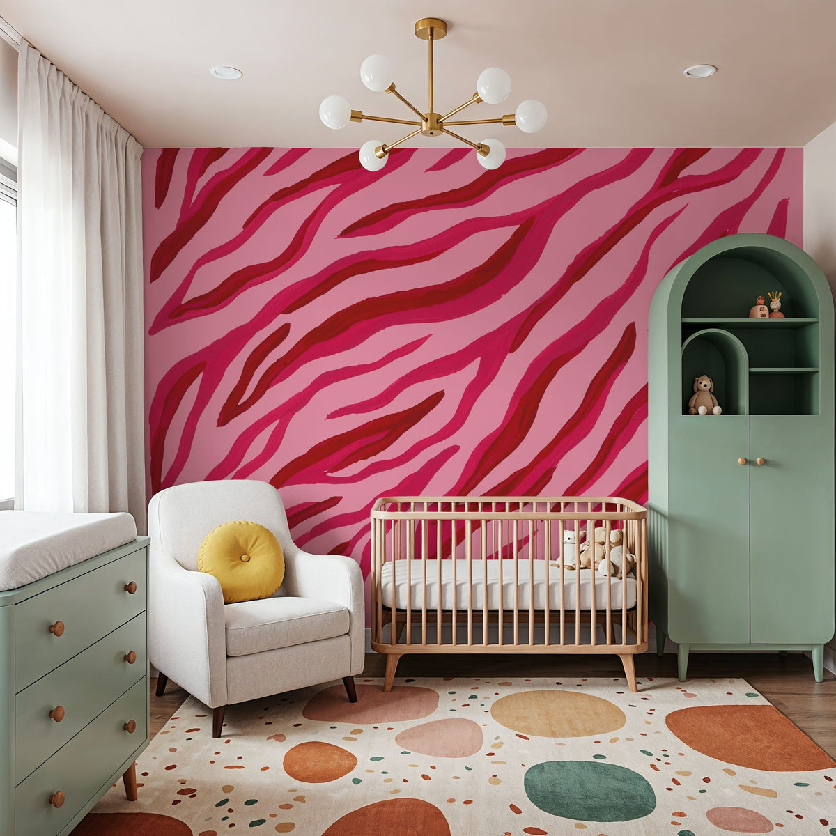 In the Jungle VIII Mural Wallpaper - room preview 04