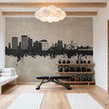 Southend-on-Sea England Skyline Concrete Mural Wallpaper - room preview 04