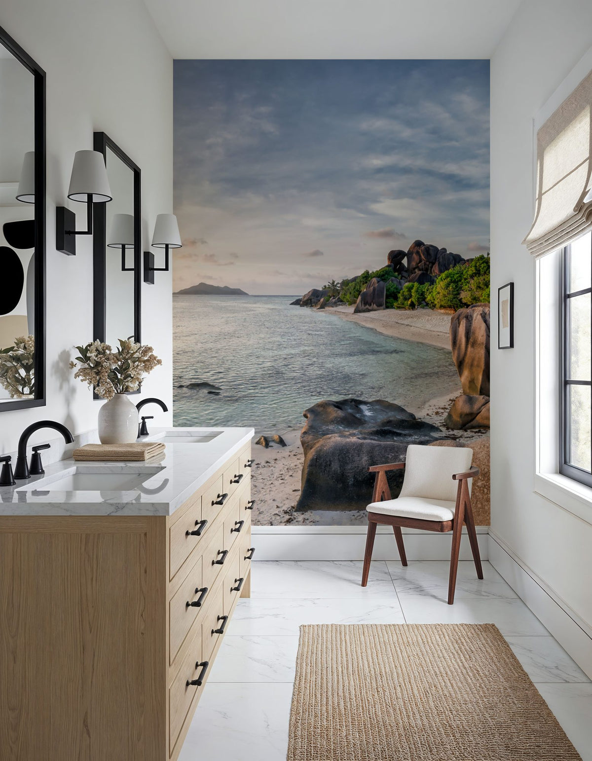 Sunset Beach Mural Wallpaper - room preview 04