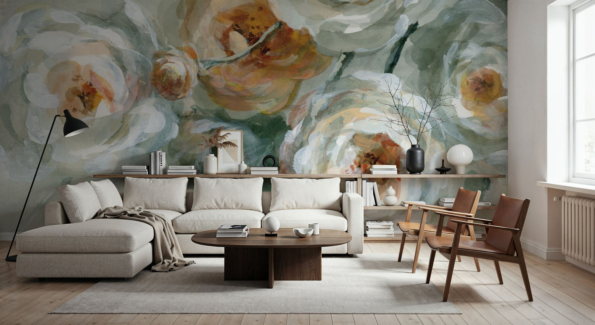 Peach Blossoms Mural Wallpaper - room preview 04