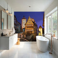 Medieval Twilight Alley Mural Wallpaper - room preview 04