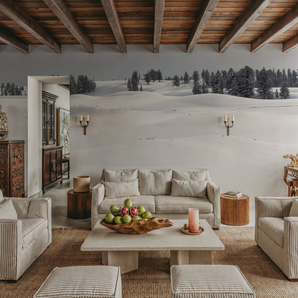 Fresh Snow Mural Wallpaper - room preview 04