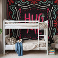 Love Sentiments Hug Me Mural Wallpaper - room preview 04