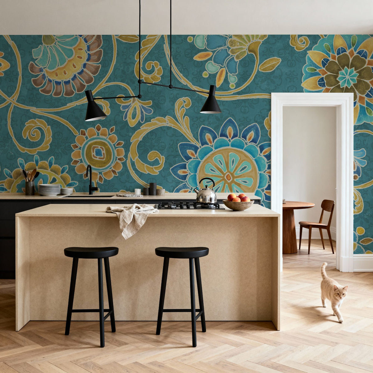 Fall Love Tales Mural Wallpaper - room preview 04