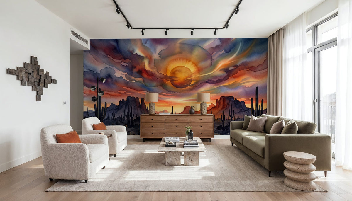 Arizona Landscape - Sunset Landscape Series Mural Wallpaper - room preview 04