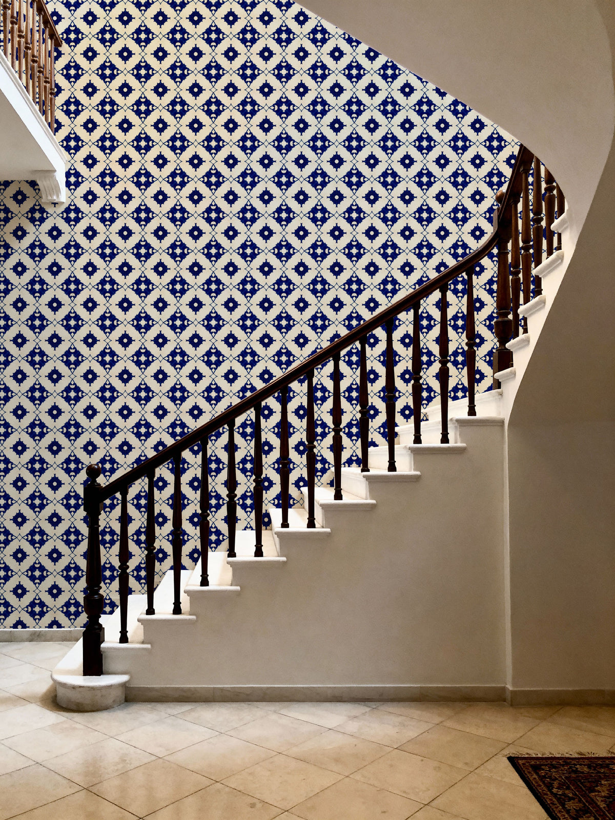 Nara Cornflower Mural Wallpaper - room preview 04