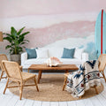Sky Seaview Falling Mural Wallpaper - room preview 04