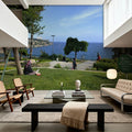 Mediterranean Coastal Viewpoint Mural Wallpaper - room preview 04