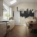 Las Vegas Nevada Skyline Concrete Mural Wallpaper - room preview 04