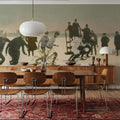 Snow Shoe Race Mural Wallpaper - room preview 04