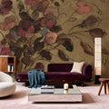 Moody Floral Mural Wallpaper - room preview 04
