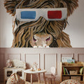 Movie Cow Popcorn Mural Wallpaper - room preview 04