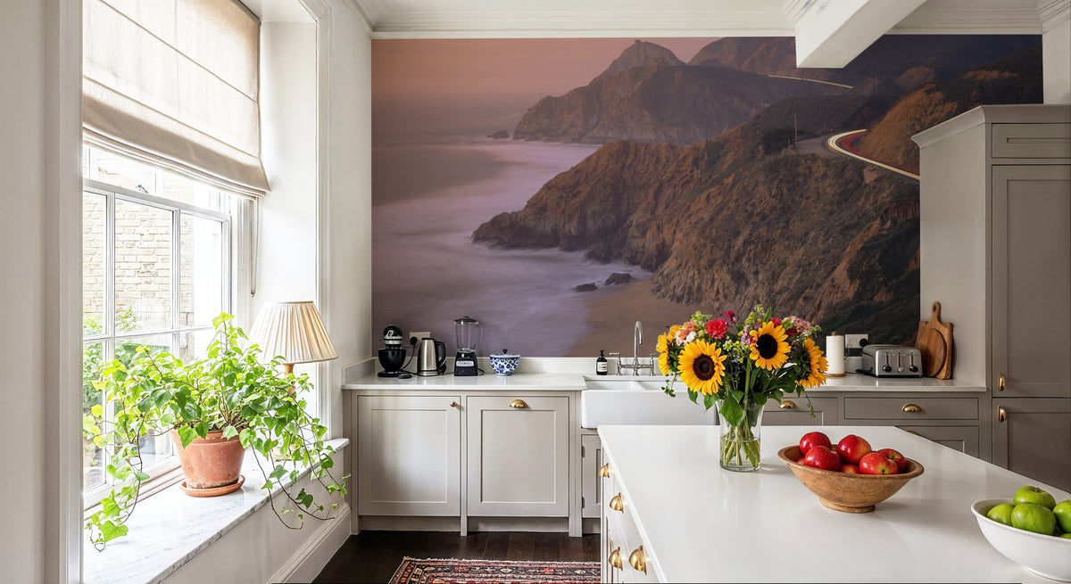 Coastal Light Trail Mural Wallpaper - room preview 04