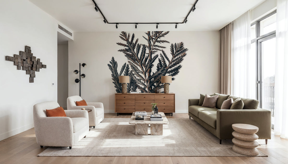 Field Journal Entry III Color Mural Wallpaper - room preview 04