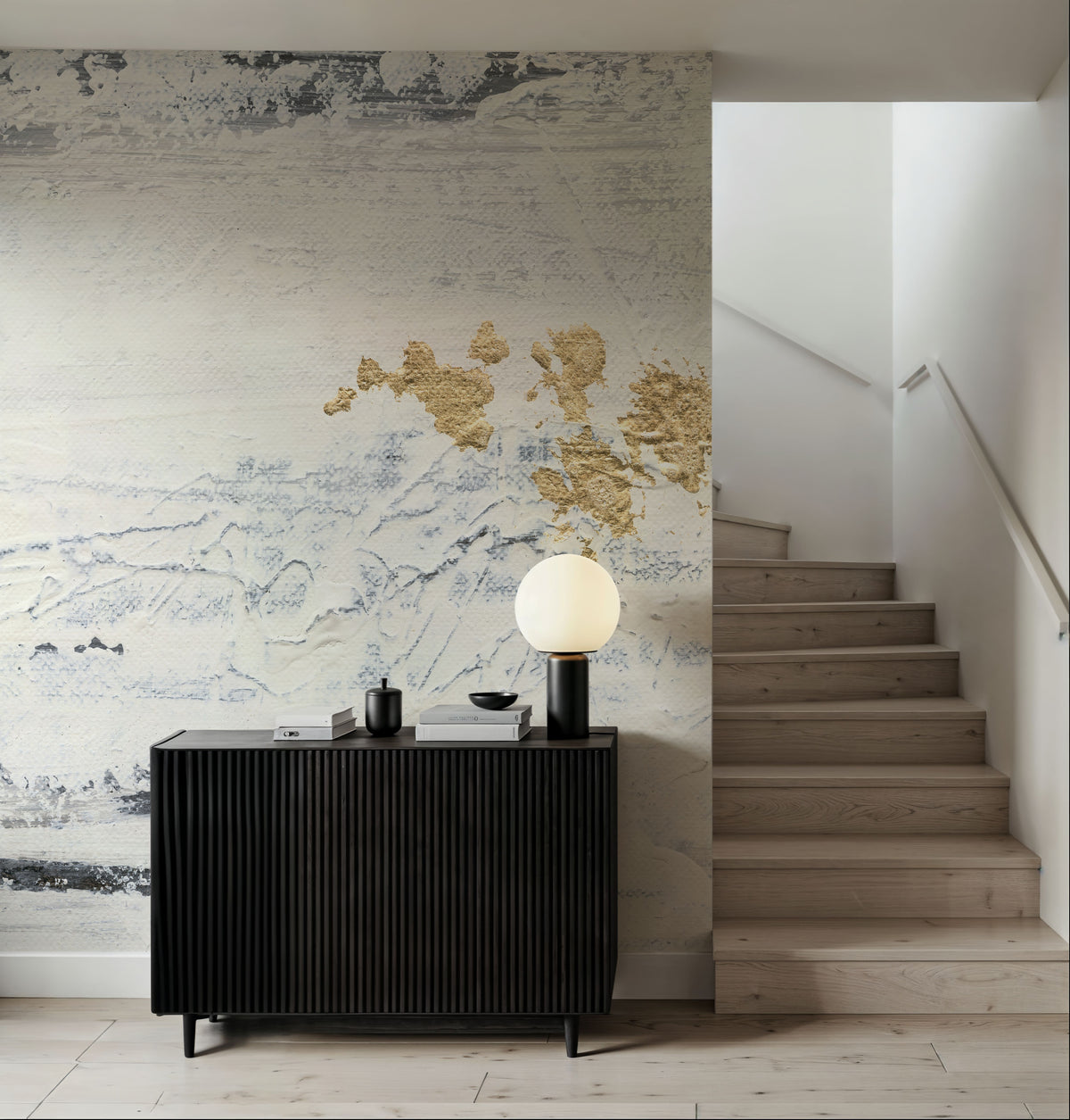 Textured Bright III Mural Wallpaper - room preview 04