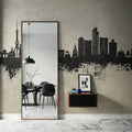 Tashkent Uzbekistan Skyline Concrete Mural Wallpaper - room preview 04