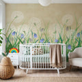 Dandelion Meadow, Sand Mural Wallpaper - room preview 04