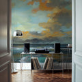 Sunset Oceanside Mural Wallpaper - room preview 04