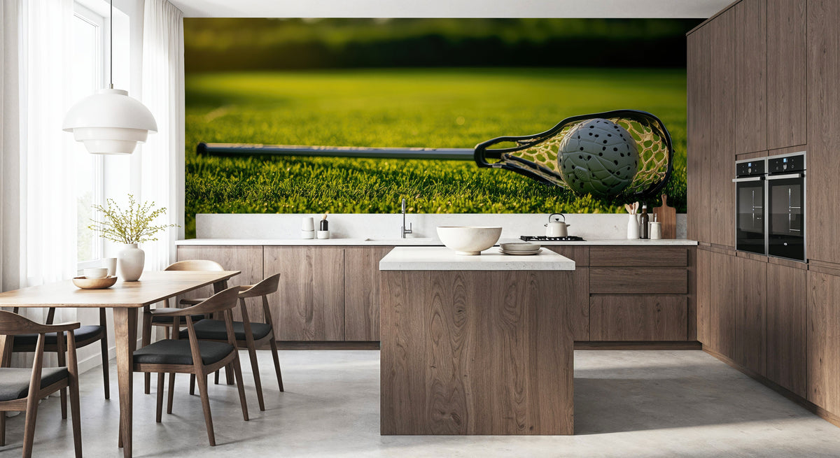 Lacrosse Mural Wallpaper - room preview 04