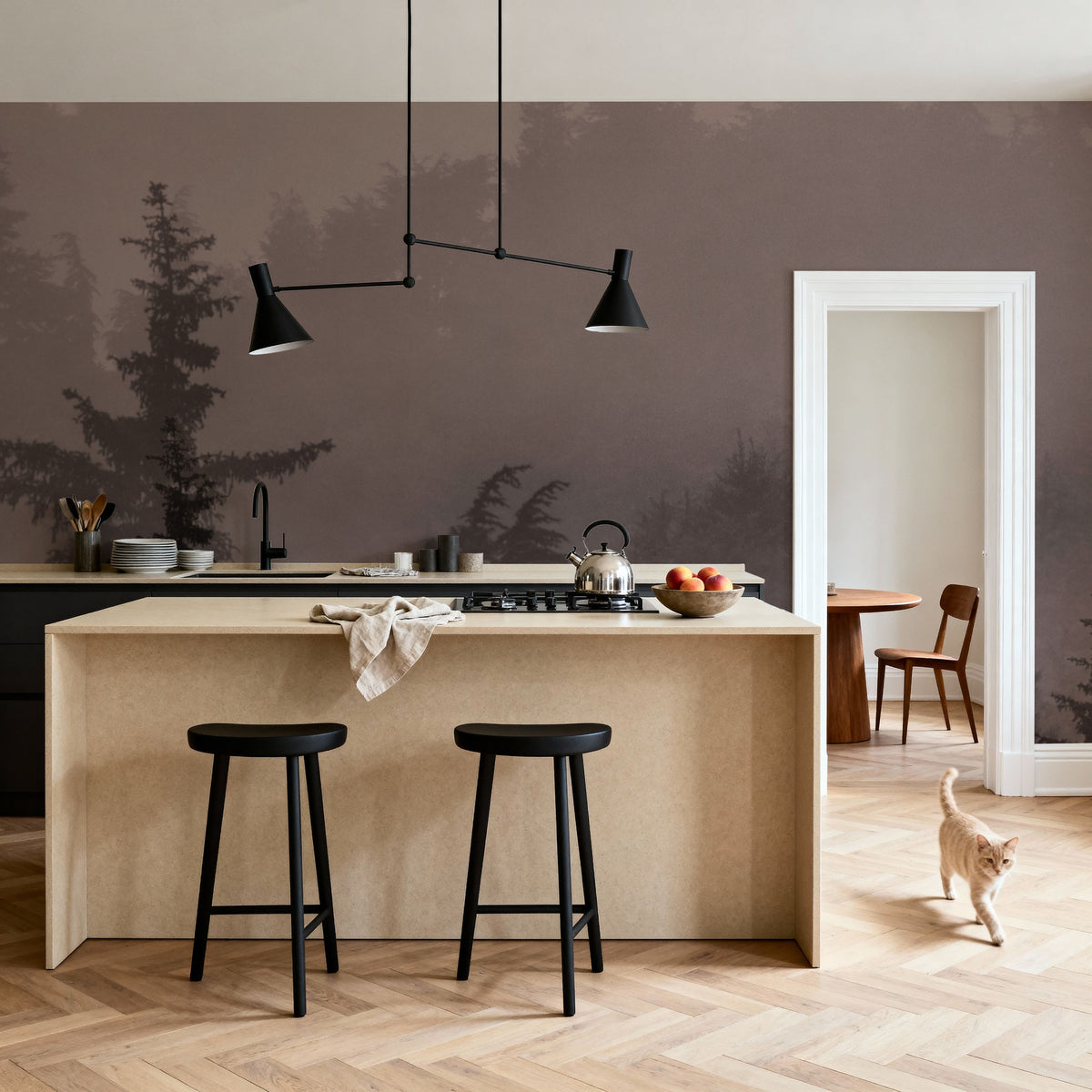 Mystery Wood III Mural Wallpaper - room preview 04