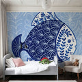 Coastal Chinoiserie III Mural Wallpaper - room preview 04