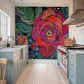 Blooming Boldly Mural Wallpaper - room preview 04