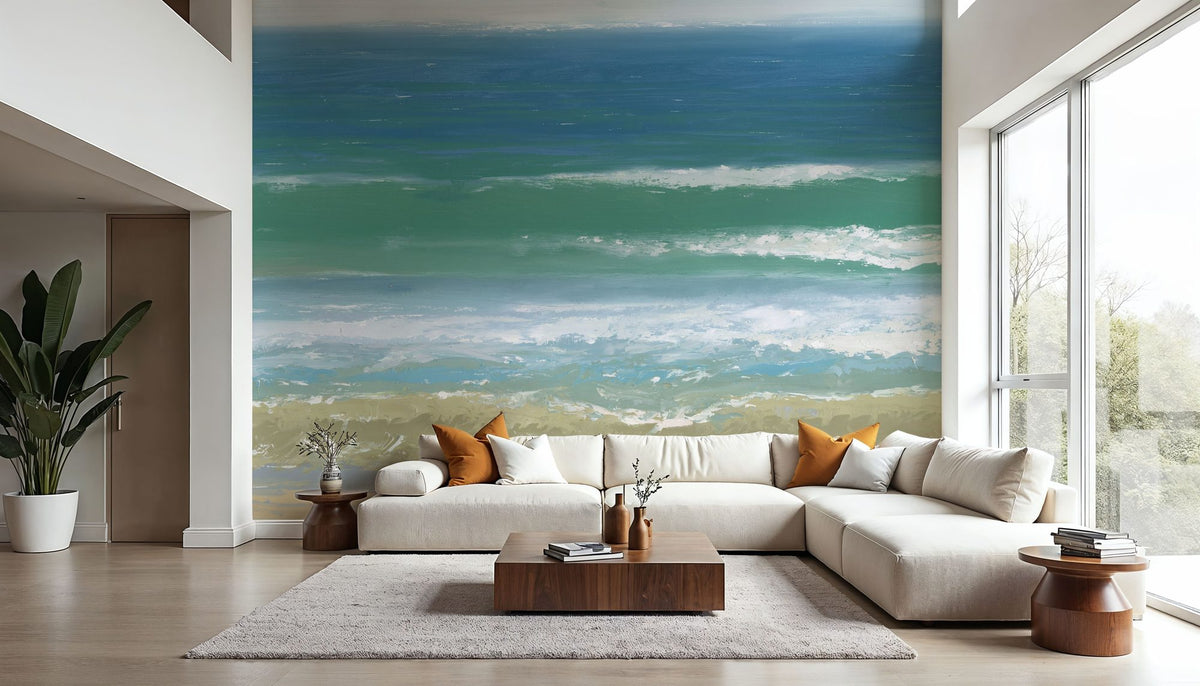 Shoreline Views Mural Wallpaper - room preview 04