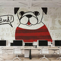 Puppy Love VII Mural Wallpaper - room preview 04