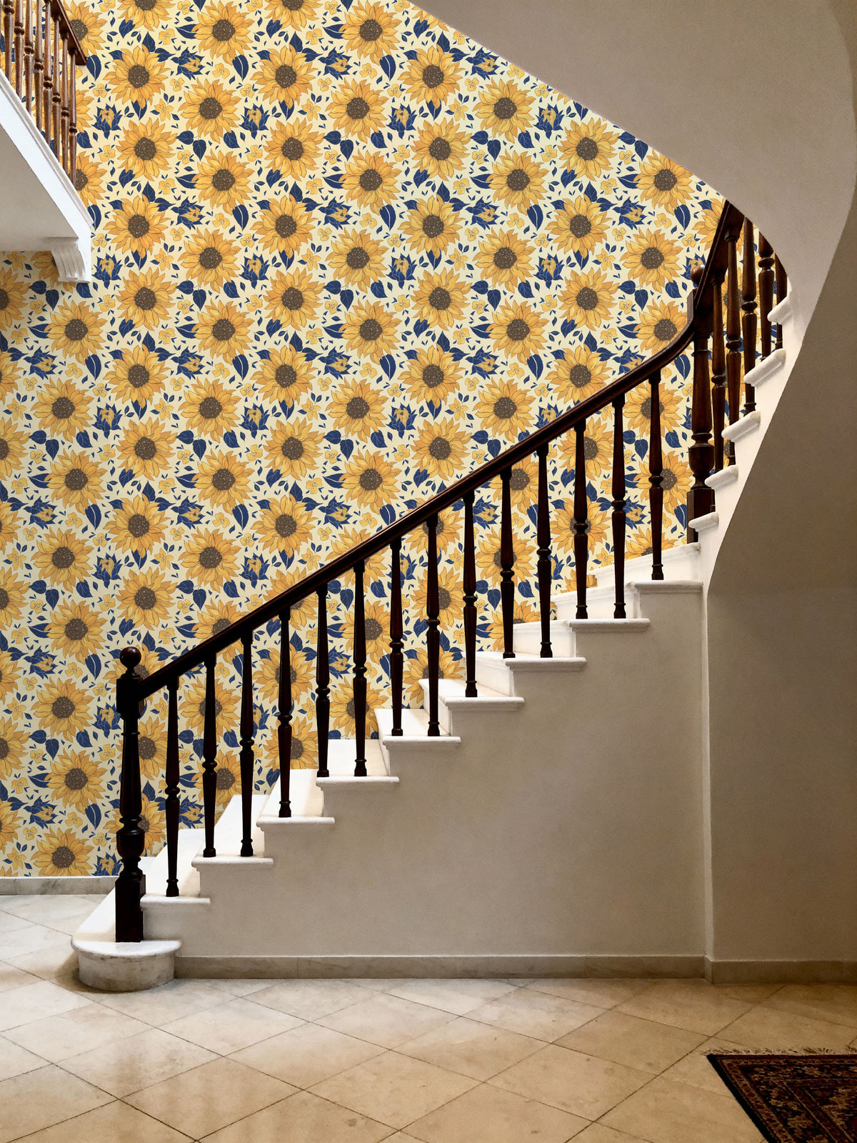 Sunflowers of Provence Mural Wallpaper - room preview 04