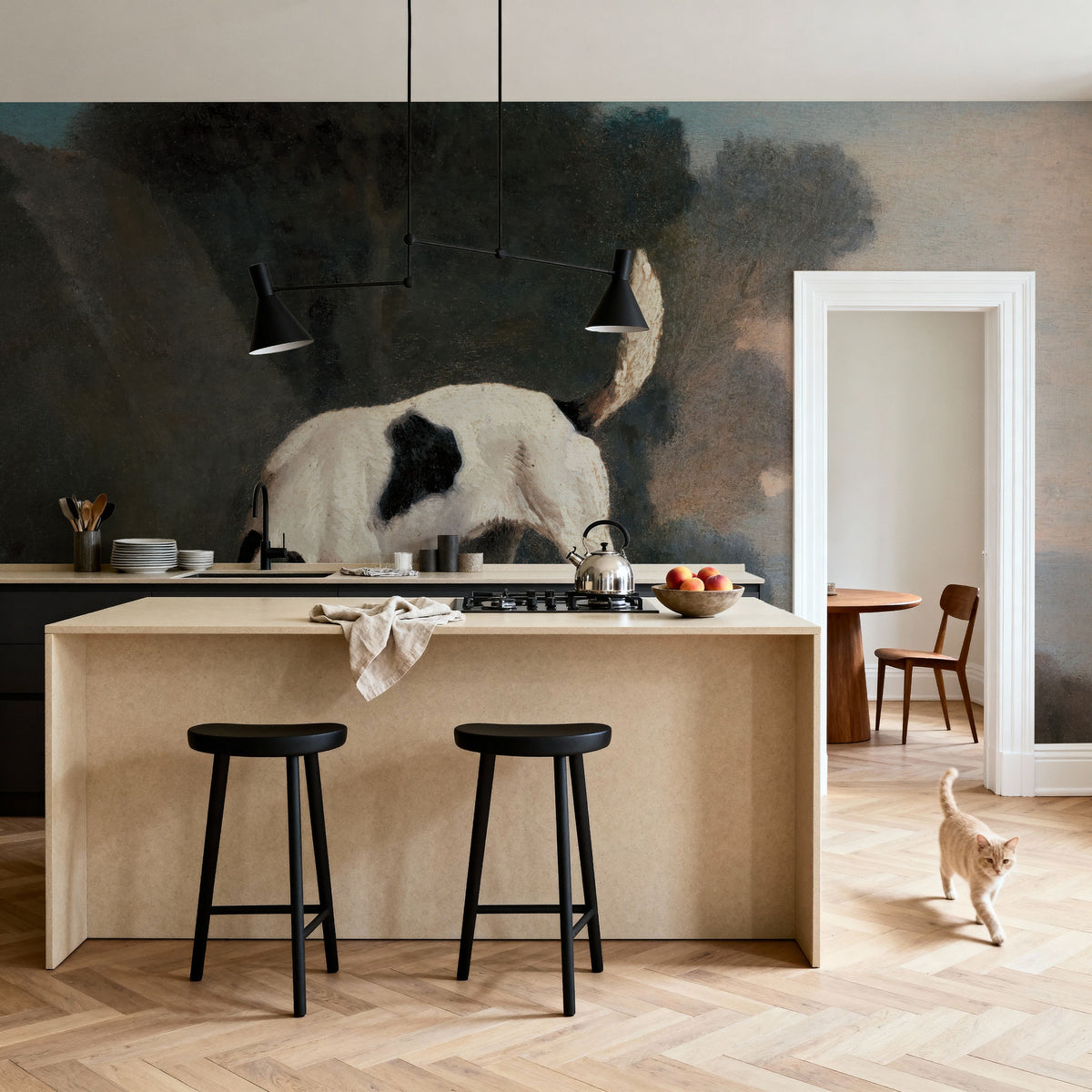 Foxhound Mural Wallpaper - room preview 04