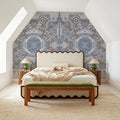 Gentle Branches, Beige & Lavender Mural Wallpaper - room preview 04