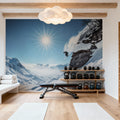Skiing Dreams Mural Wallpaper - room preview 04