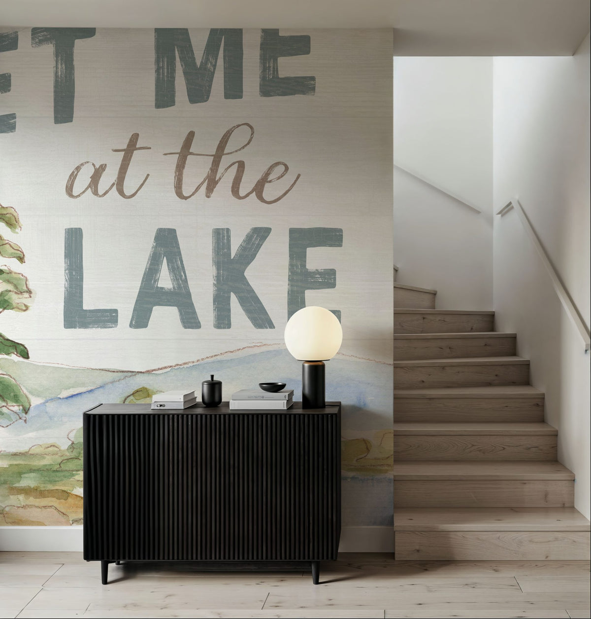 Lake Retreat V Mural Wallpaper - room preview 04