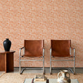 Cortex Orange Mural Wallpaper - room preview 04