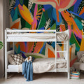 Bold Bloom Mural Wallpaper - room preview 04