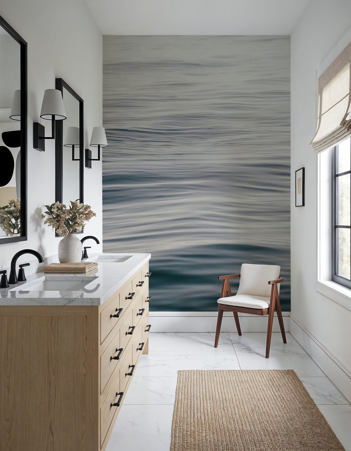 The Silent Sea III Mural Wallpaper - room preview 04