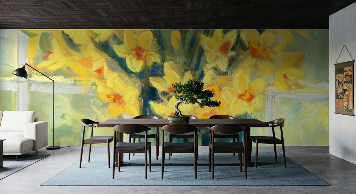 Windowsill Floral IV Mural Wallpaper - room preview 04