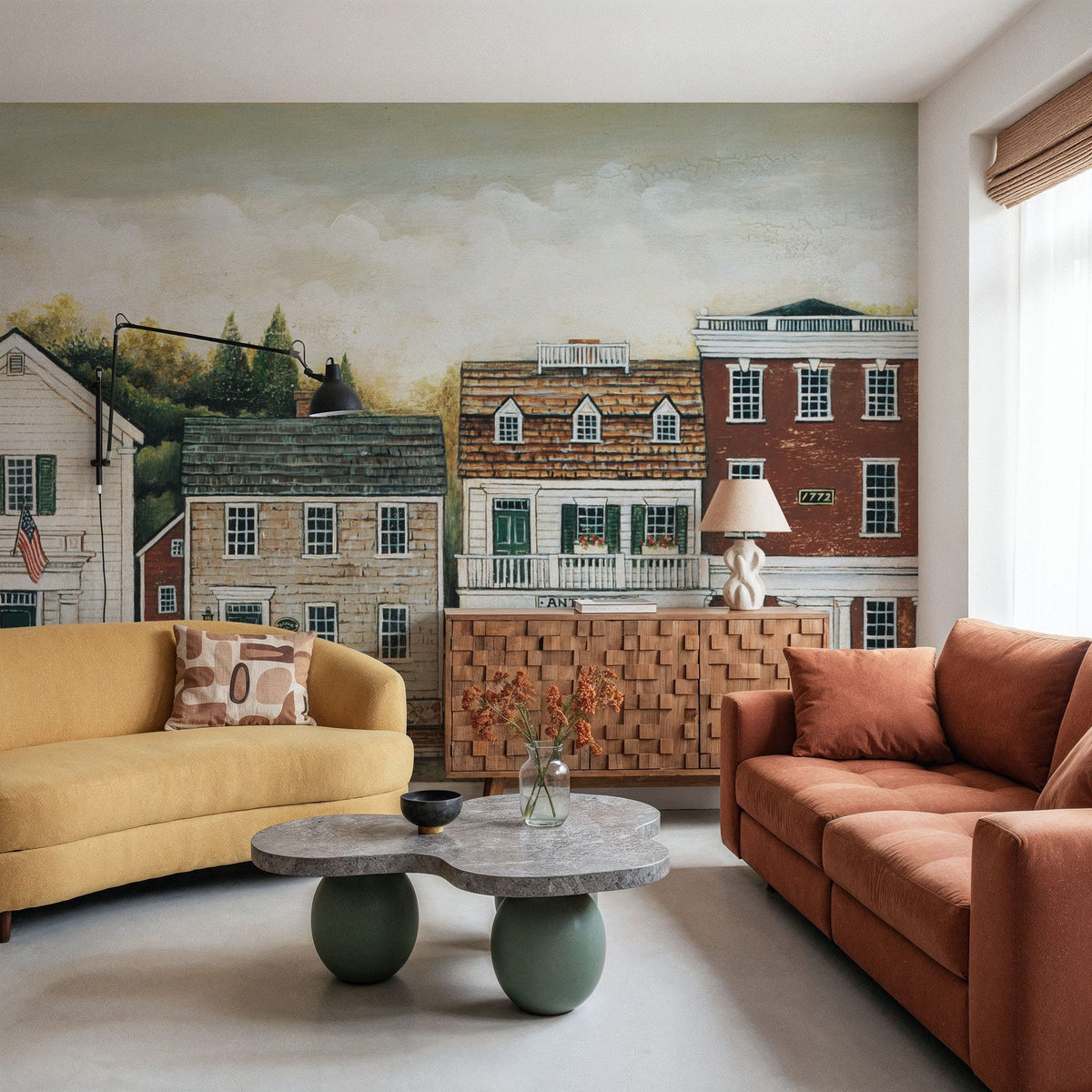 Main Street II Mural Wallpaper - room preview 04