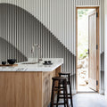 Wavelines Mural Wallpaper - room preview 04