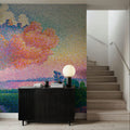 The Pink Cloud Mural Wallpaper - room preview 04