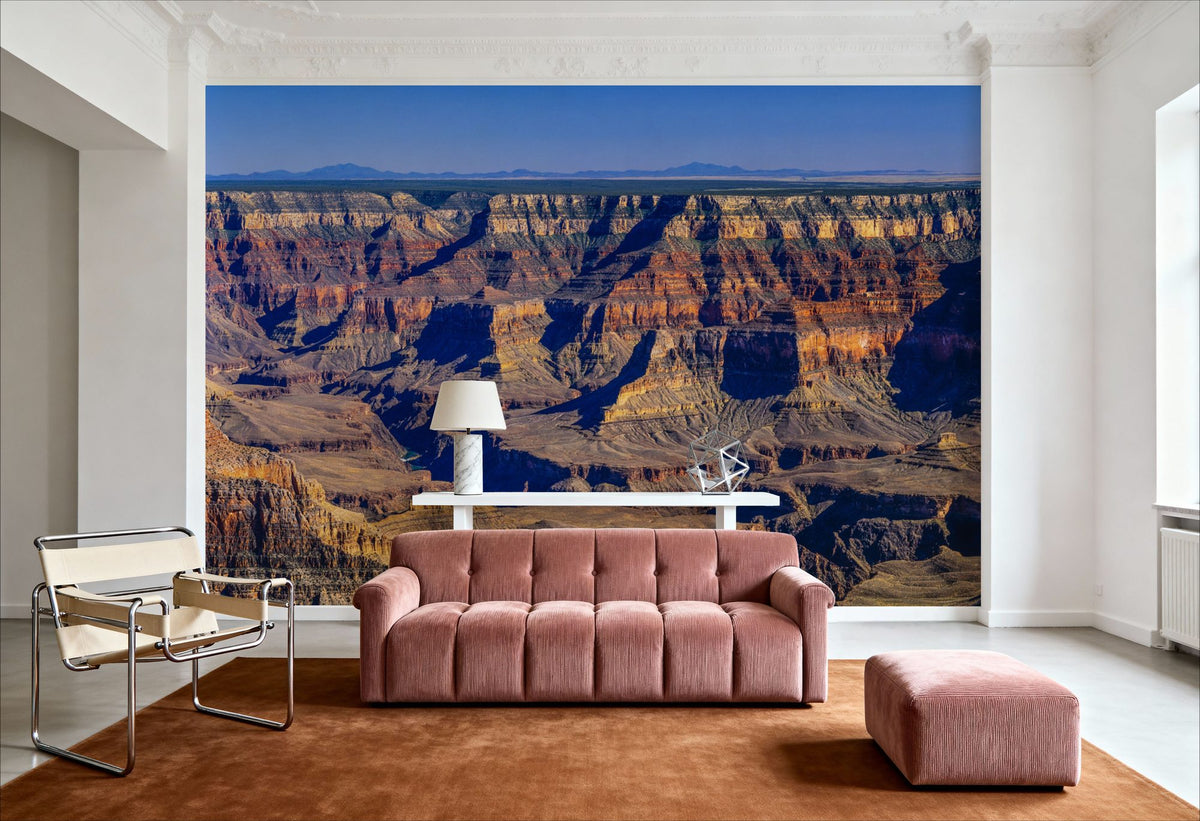 Grand Canyon Line Mural Wallpaper - room preview 04