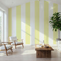 Circus Stripes, Yellow Mural Wallpaper - room preview 04