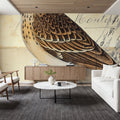 Wood Lark Mural Wallpaper - room preview 04