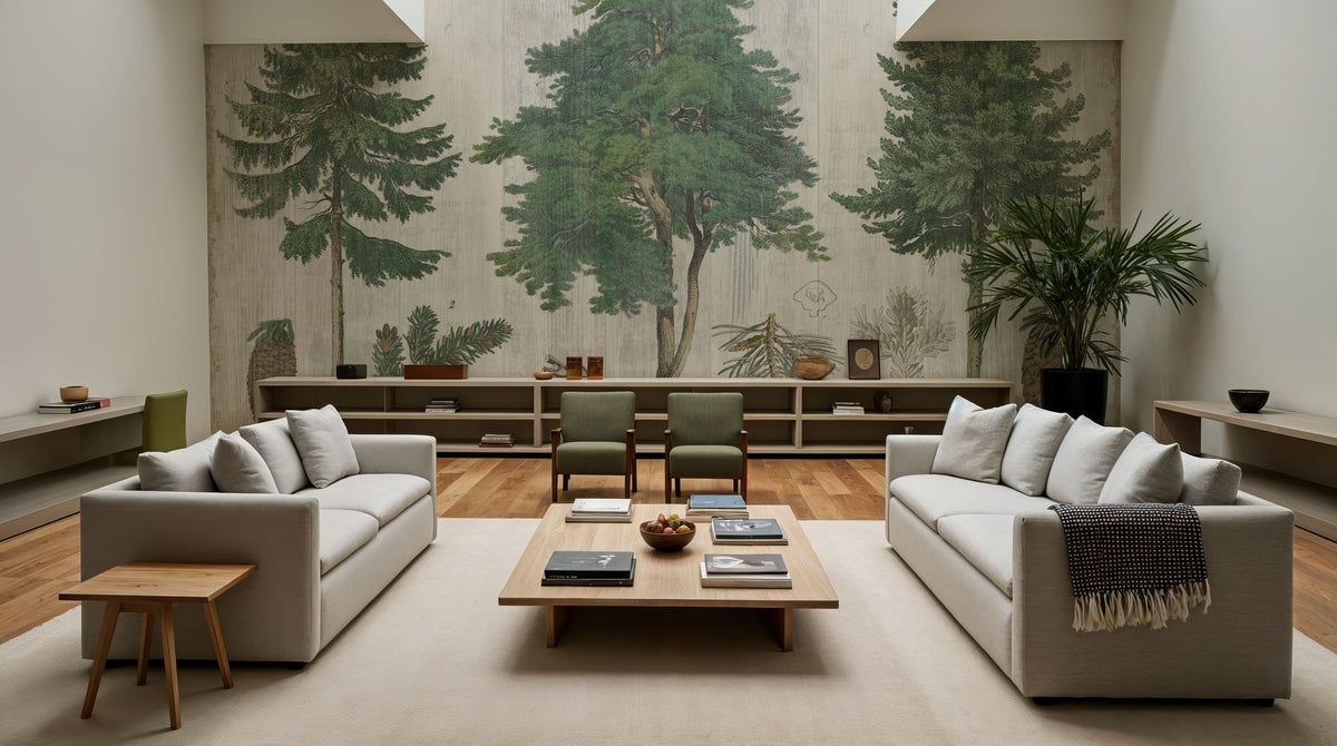 Woodland Chart I Mural Wallpaper - room preview 04